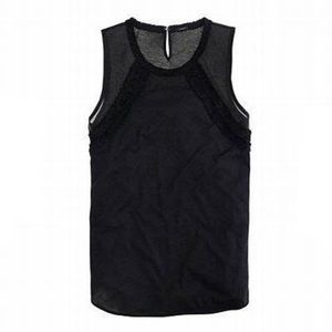 J. Crew Black Sleeveless Tank Size XS